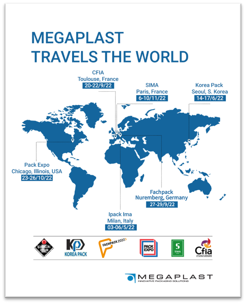 MEGAPLAST IN 6 INTERNATIONAL TRADE SHOWS 2022